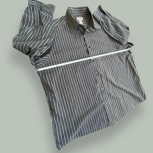 Concepts by Claiborne Striped Button Down Shirt - Picture 7 of 14
